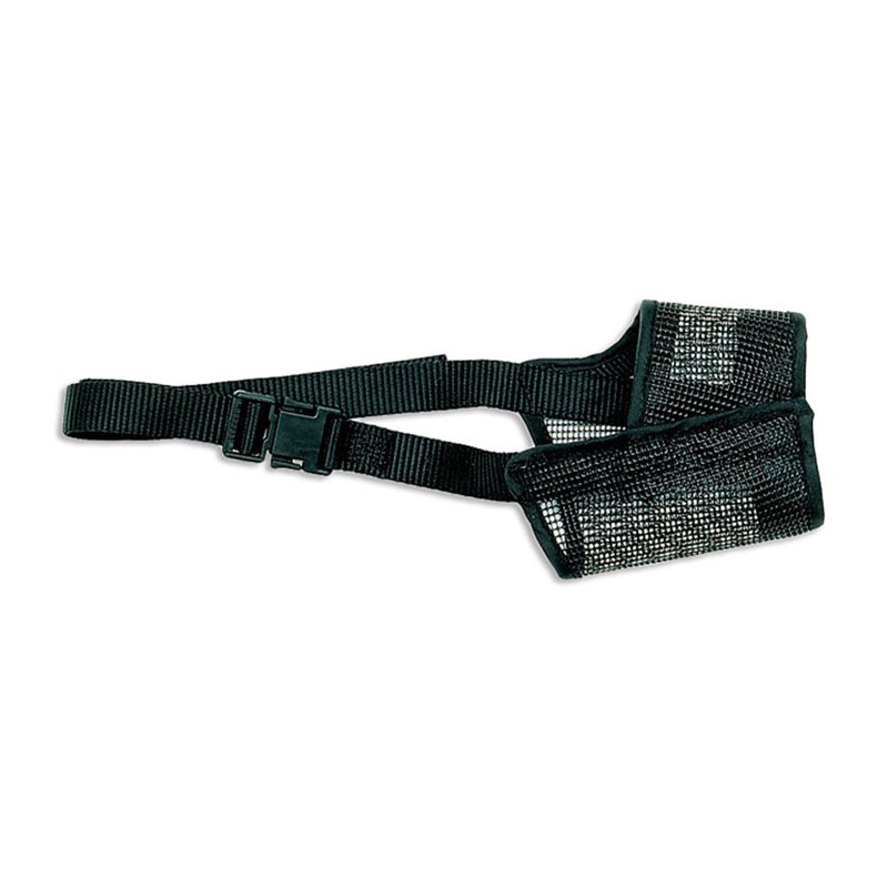 Coastal Best Fit Adjustable Mesh Dog Muzzle Black Color Size 05