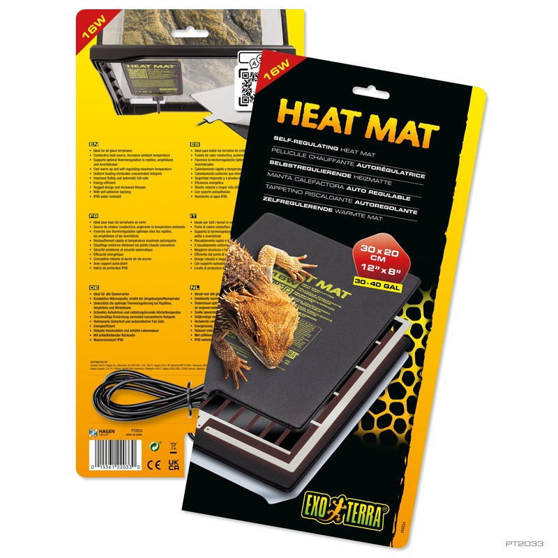 Exo Terra Self-regulating Heat Mat 8W 30x20cm/12×8″