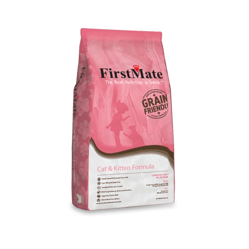 FirstMate Pet Foods Cat & Kitten Formula Dry Food 5-lb