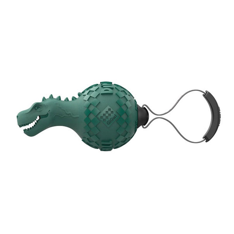 Gigwi Dinoball T-Rex Push To Mute Lake Blue – Light Blue