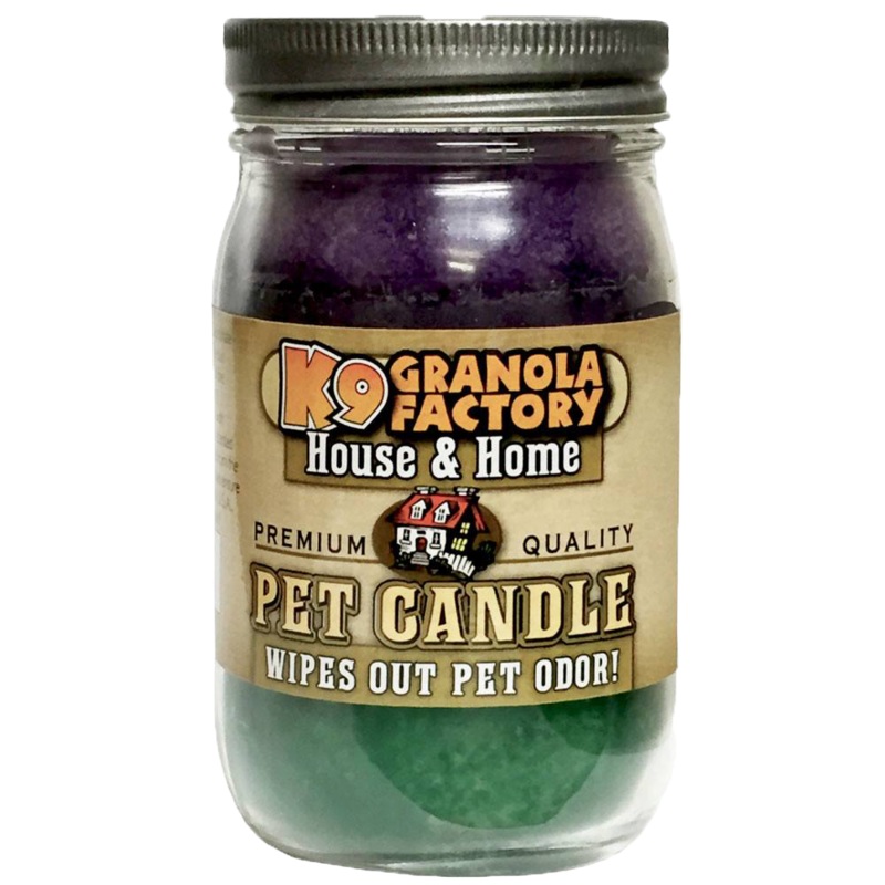 K9 Granola Factory House & Home Collection Lavender & Green Tea Pet Odor Eliminator Candle (16 oz)