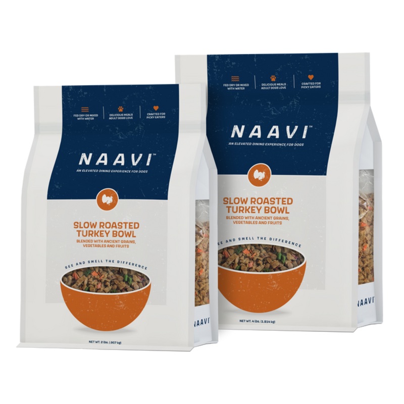 Naavi Slow Roasted Turkey Bowl for Dogs