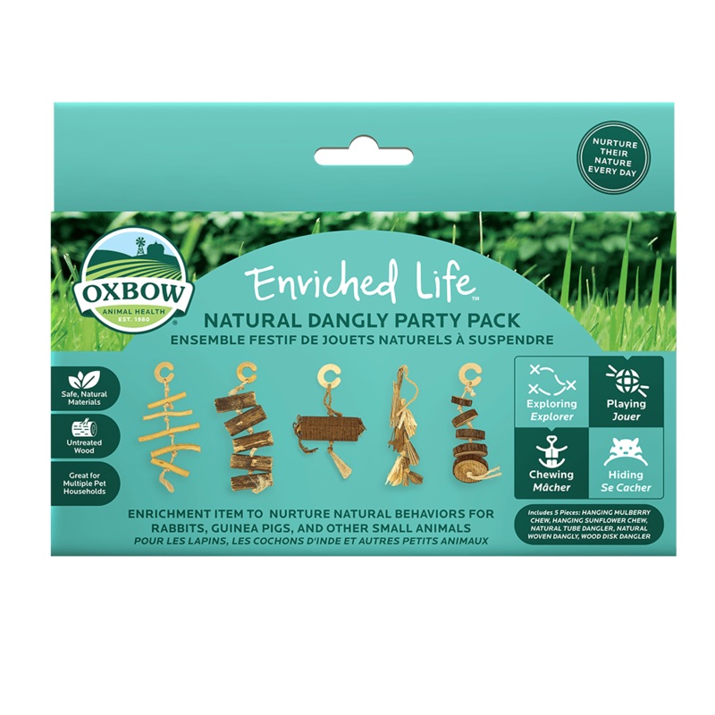OXBOW ENRICHED LIFE  NATURAL DANGLY PARTY PACK
