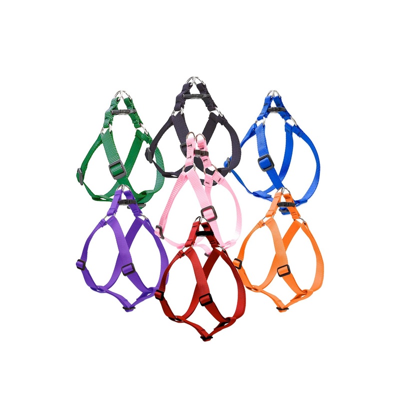 Small Dog Basics Step In Harness 1/2 – red