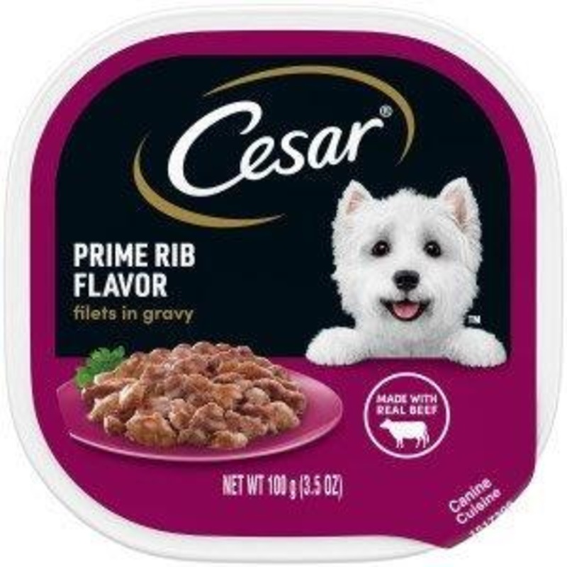 Cesar Prime Rib 3.5oz Tray 1ct