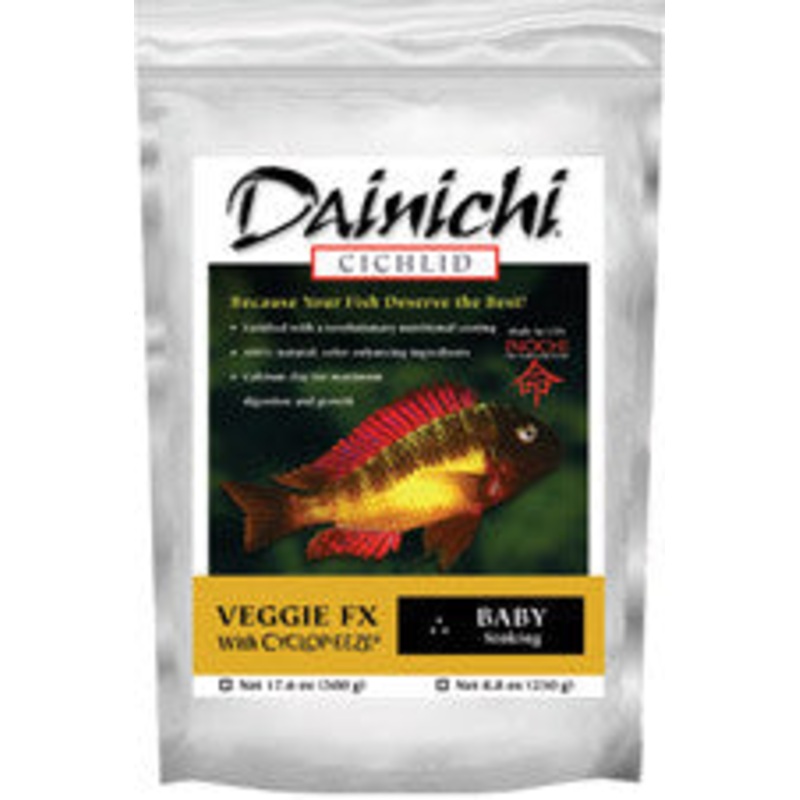 Dainichi Cichlid Veggie FX 8.8oz Sinking Pellet Baby