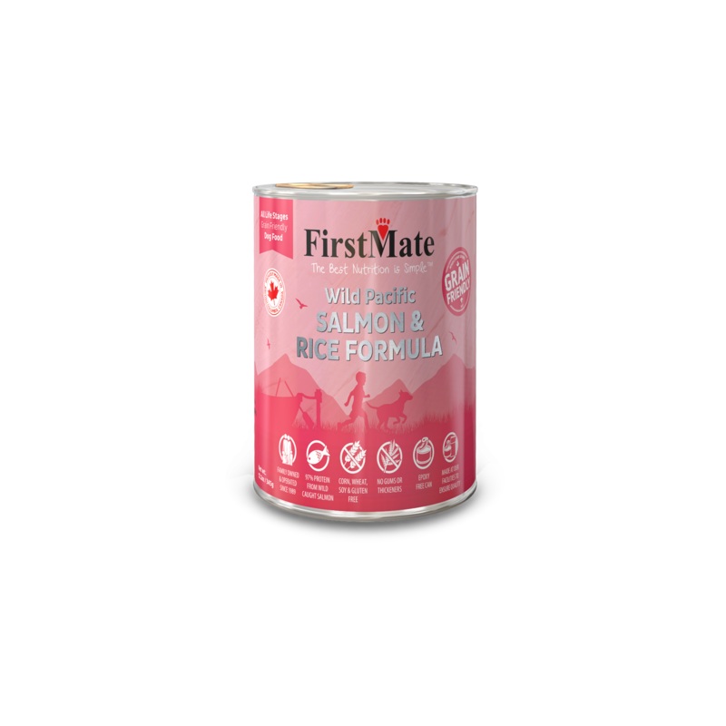 FirstMate Wild Pacific Salmon & Rice 12oz Single 12oz