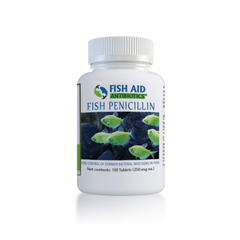 Fish Penicillin – Fish Aid Antibiotics 100 Count (250mg)