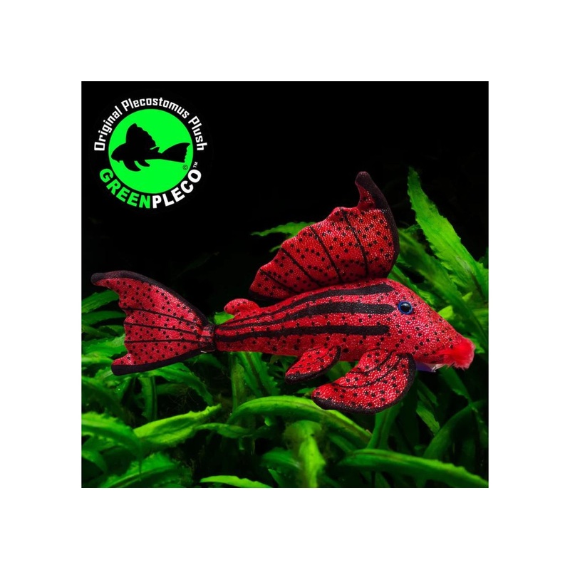 Fish Plushie – Crimson Pleco 30cm