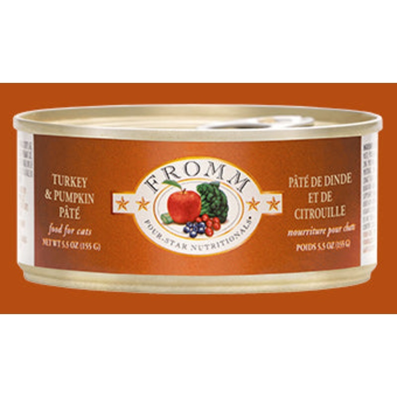 Fromm Four-Star Grain-Free Turkey & Pumpkin Pate Cat Food