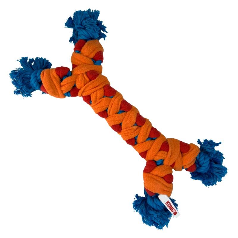 KONG Rope Rally Bone Dog Toy