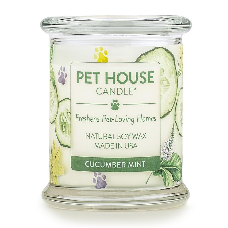 Pet House Cucumber Mint Soy and Essential Oil Candle 9 oz