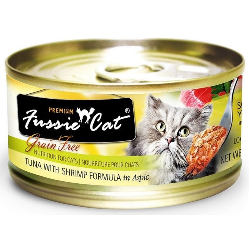 Premium Tuna with Shrimp Formula in Aspic Grain-Free Canned Cat Food 2.82-oz, case of 24