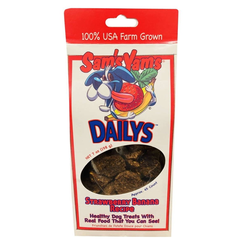 Sam’s Yams Daily’s Strawberry Banana Dog Treats 7 oz