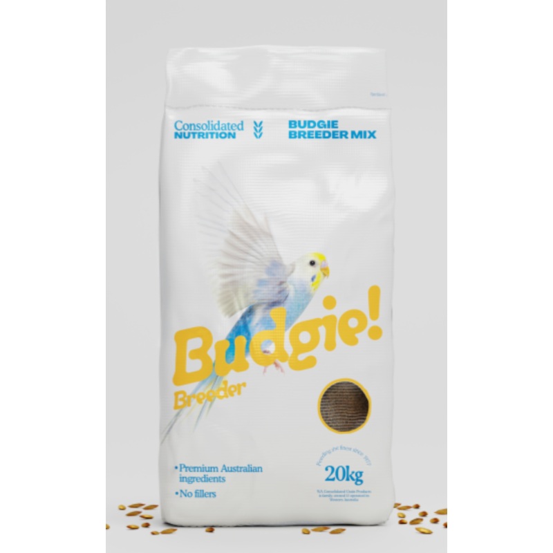 CONSOLIDATED NUTRITION GRAIN BUDGIE BREEDER MIX 4KG