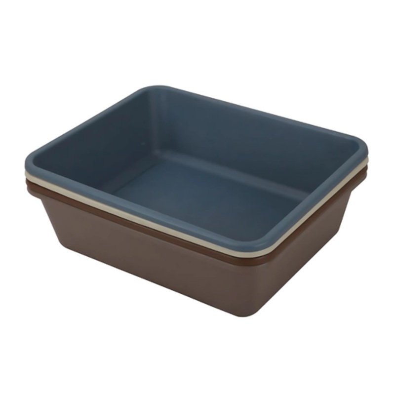 Pet Mode Plastic Cat Litter Tray[Dimension – 57 x 43.5 X 17.5cm, Size – XL]