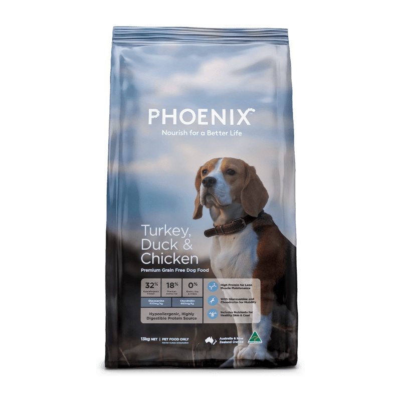 Phoenix Dog Food Adult Turkey, Duck & Chicken 13kg