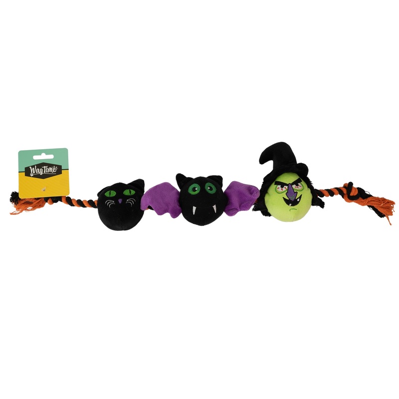 WagTime Scaries Trio Rope Toy 64cm