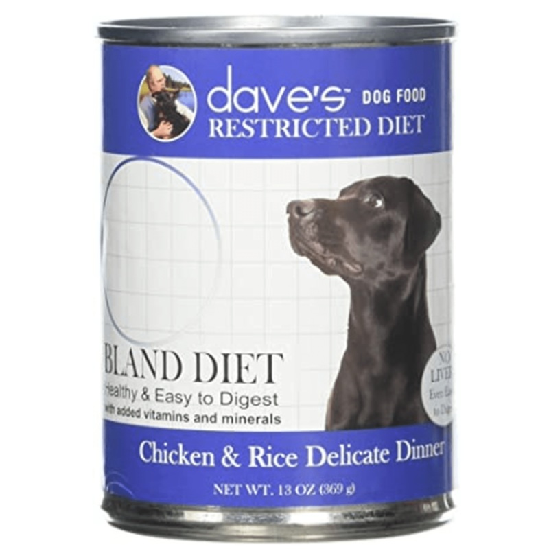 Dave’s Pet Food Restricted Diet Bland Chicken & Rice Delicate Dinner 13.2 oz
