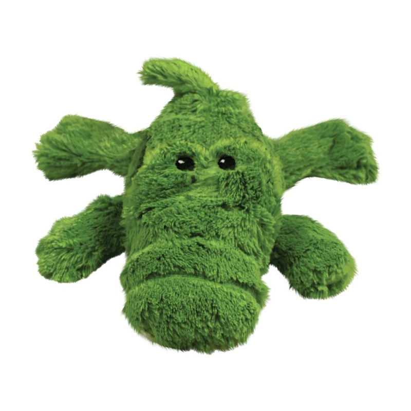 Kong Cozie Ali Aligator Dog Toys Green Medium
