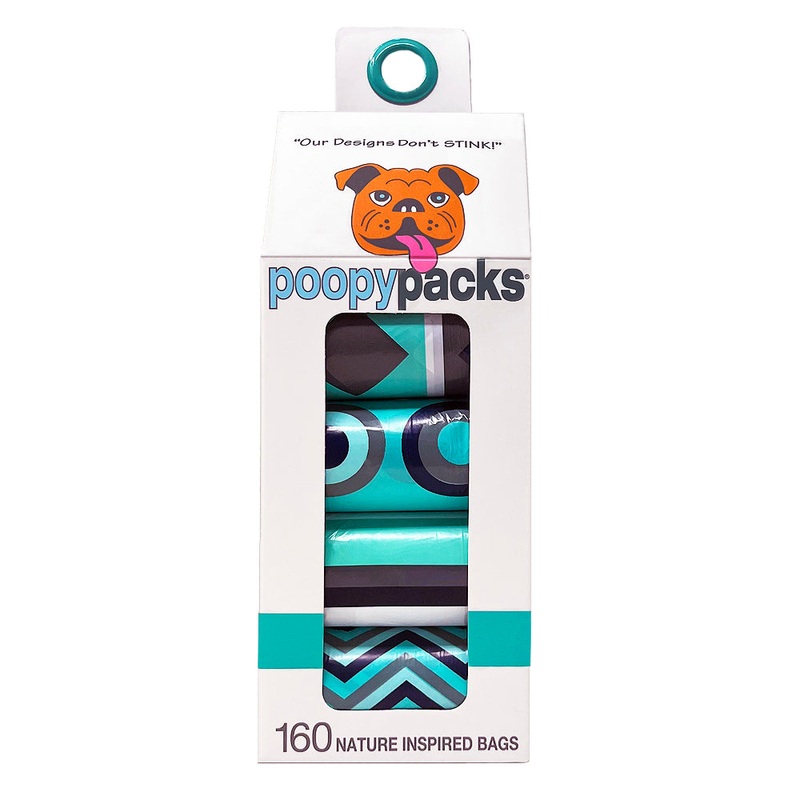 Metro Paws Poopy Packs for Dogs 8 Packs – 160 Count Orange