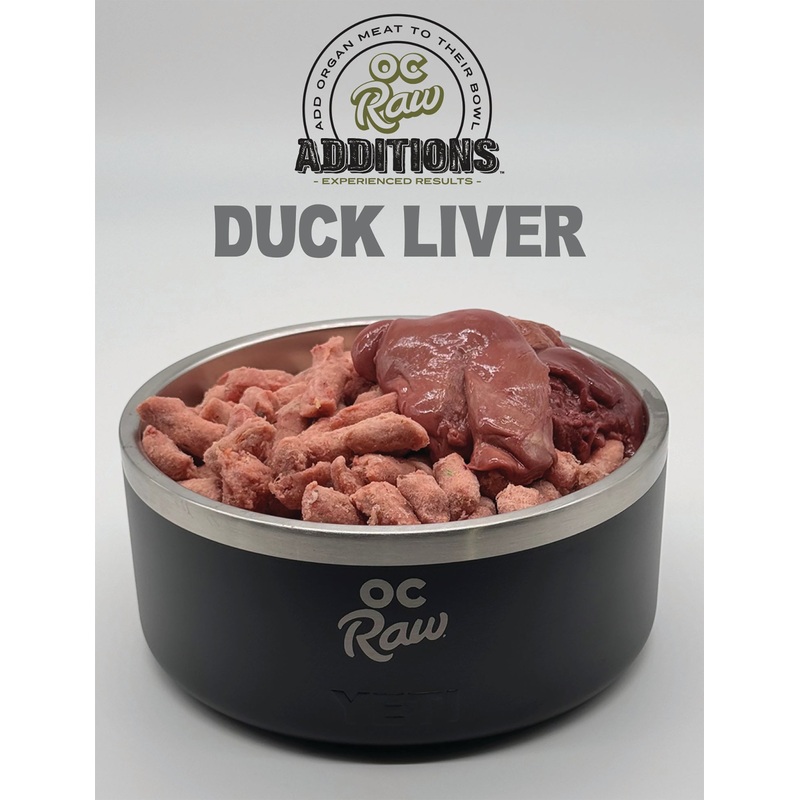 OC RAW Frozen Duck Liver Additions