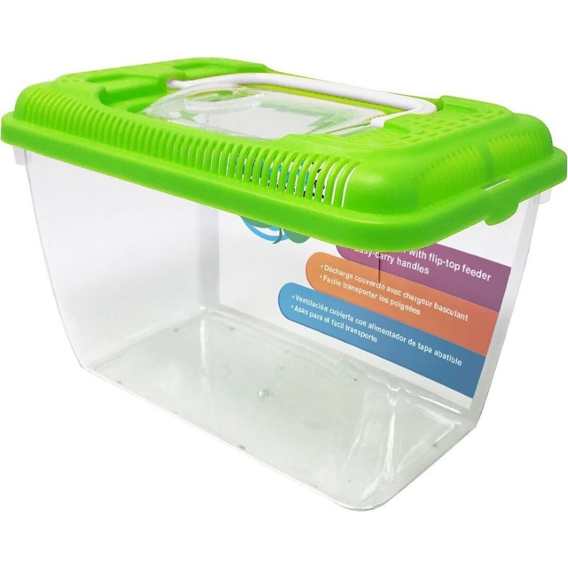 Penn Plax Small World 2.3 Liter/0.6 G. Plastic Habitat