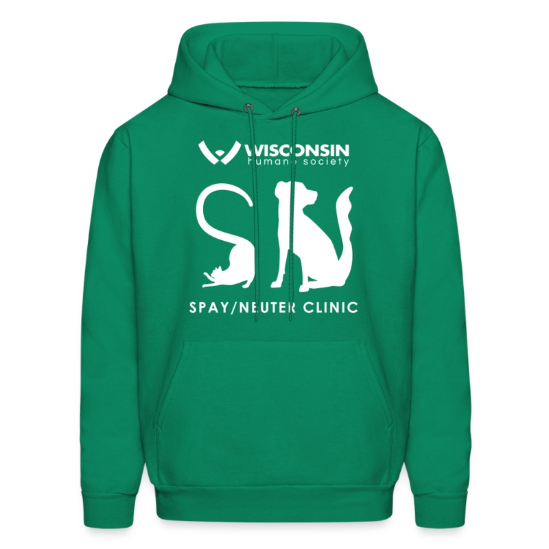 Spay/Neuter Clinic Hoodie kelly green S