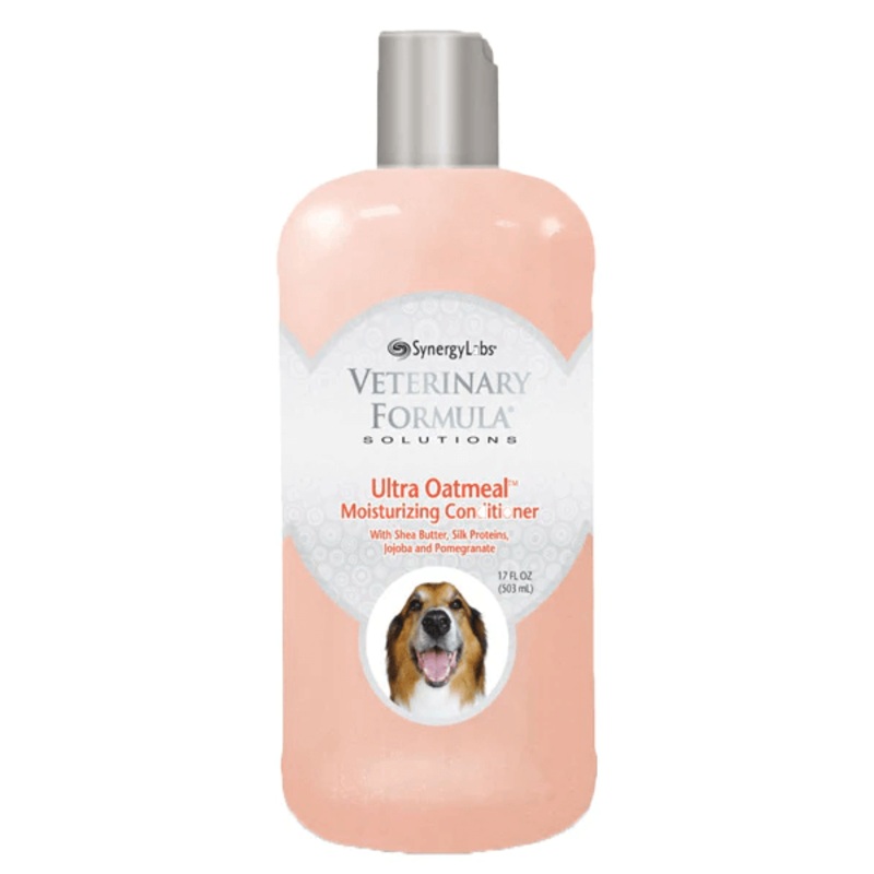 Synergy Labs – Veterinary Formula Solutions, Ultra Oatmeal Moisturizing Conditioner For Cats & Dogs- 503ml