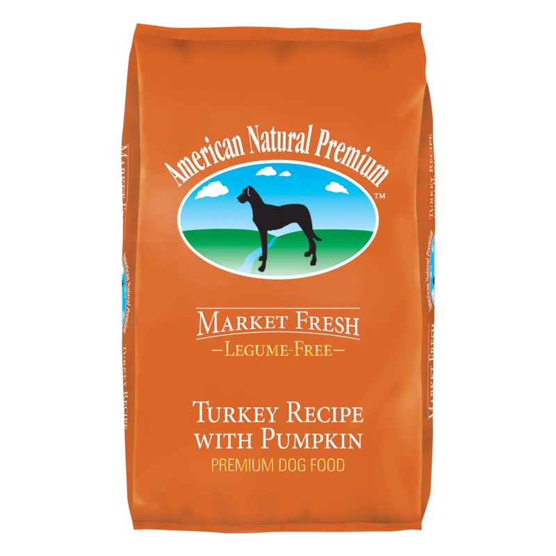 American Natural Premium Market Fresh Legume-Free Turkey Recipe with Pumpkin Premium Dog Food 4 lb bag