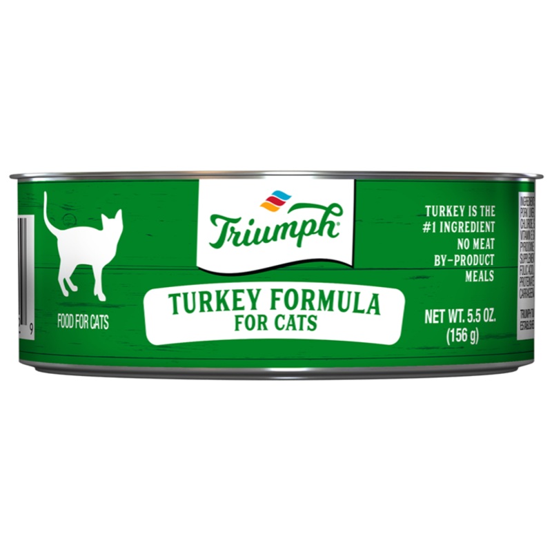 Triumph Turkey Formula Cat Food 5.5oz Can