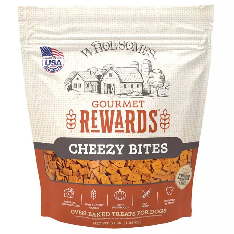 Wholesomes Gourmet Rewards Cheezy Bites – 20lb Box