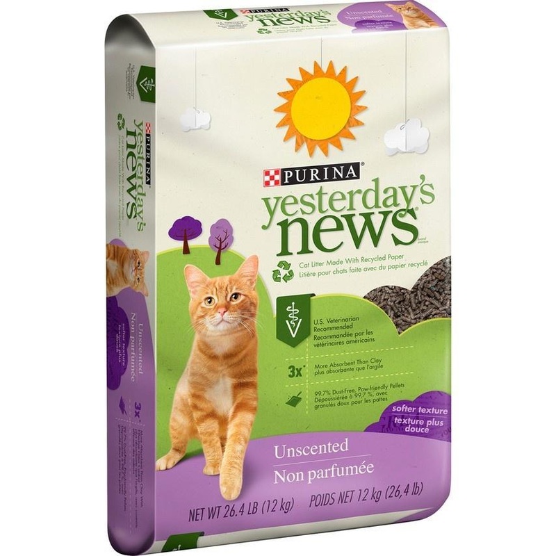 Yesterday’s News Softer Texture Unscented Cat Litter
