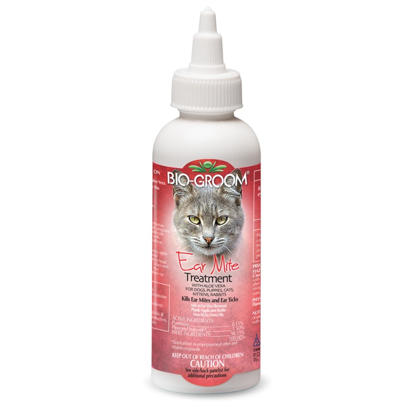 Bio-Groom Ear Mite Treatment for Cats and Dogs 1 oz