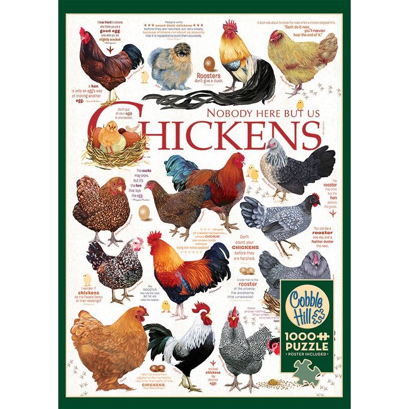 CHICKEN QUOTES 1,000 PIECE PUZZLE