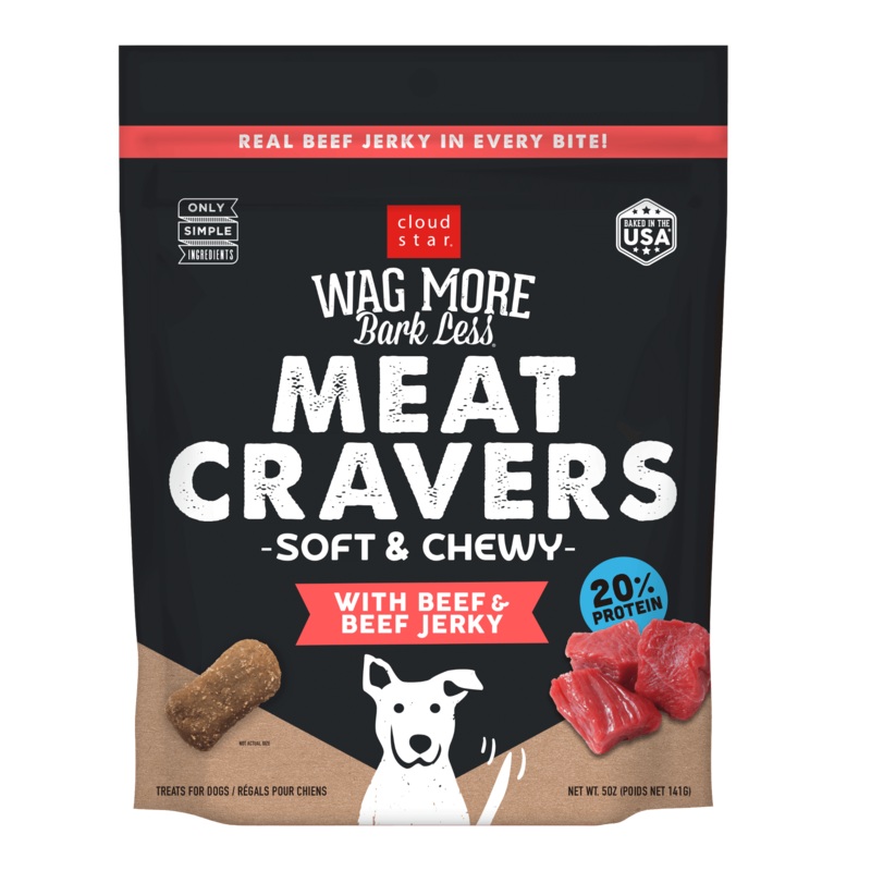 Cloud Star Wag More Bark Less Meat Cravers Soft & Chewy Beef