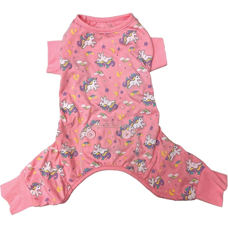 Fashion Pet Unicorn PJ’s Dog Pajamas Pink Extra Small