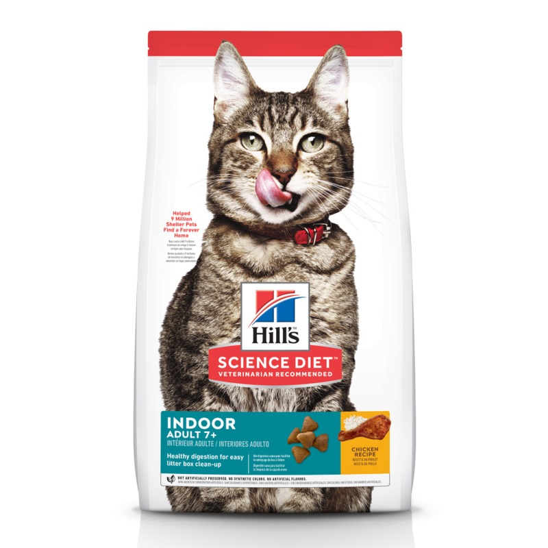 Hill’s Science Diet Adult 7+ Indoor Chicken Recipe Dry Cat Food