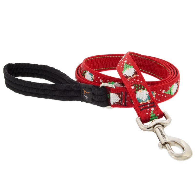 Lupine Dog Leash 1″ Wide 4′ Length Gnomes
