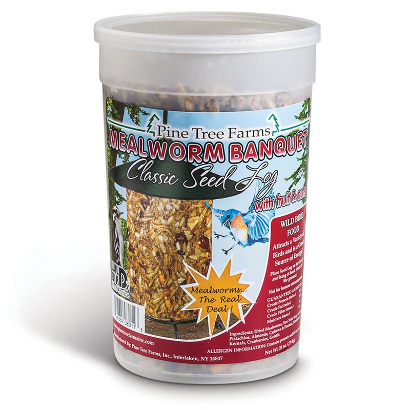 Mealworm Banquet Classic Seed Log, Regular Seed Log 28 oz.