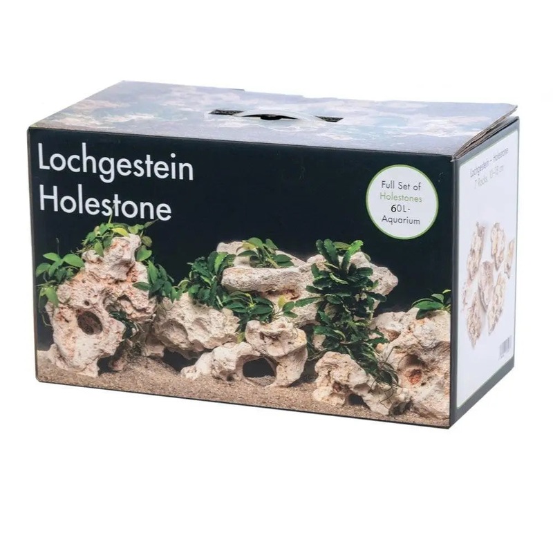 Multi Hole Stone Deco Set – 60L Aquarium