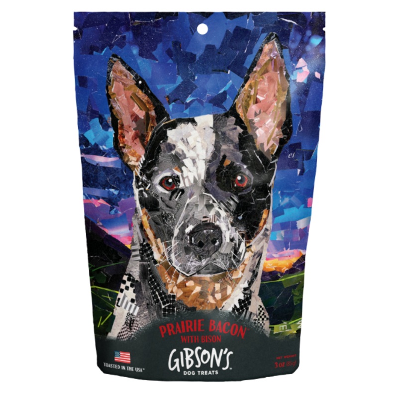 Wild Meadow Farms Gibson’s Prairie Bacon with Bison Toasted Jerky Dog Treats