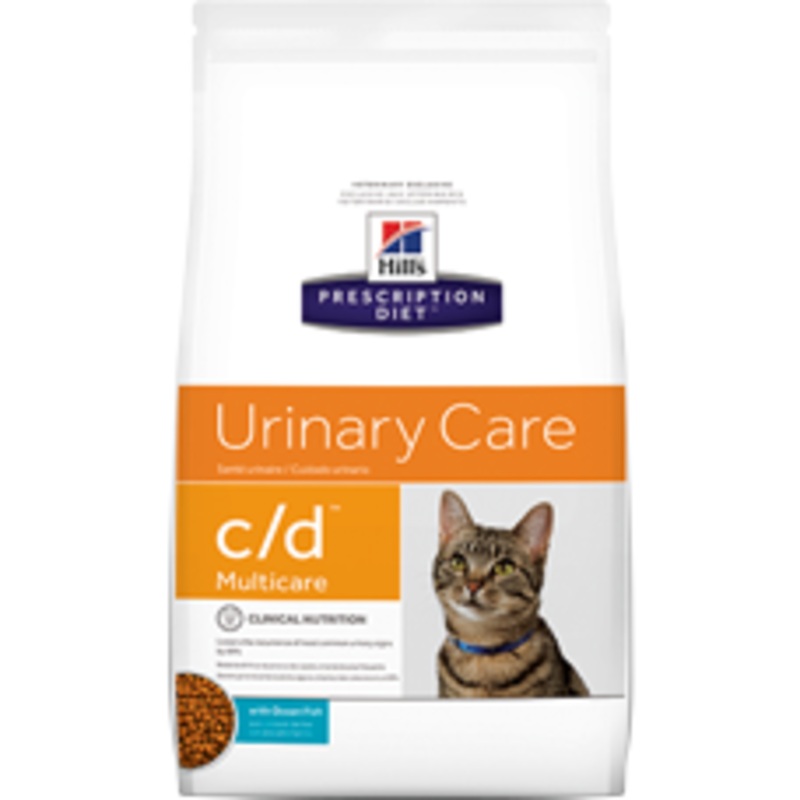 Hill’s Prescription Diet c/d Multicare Feline with Ocean Fish 2781 Dry Cat Food 4-lb
