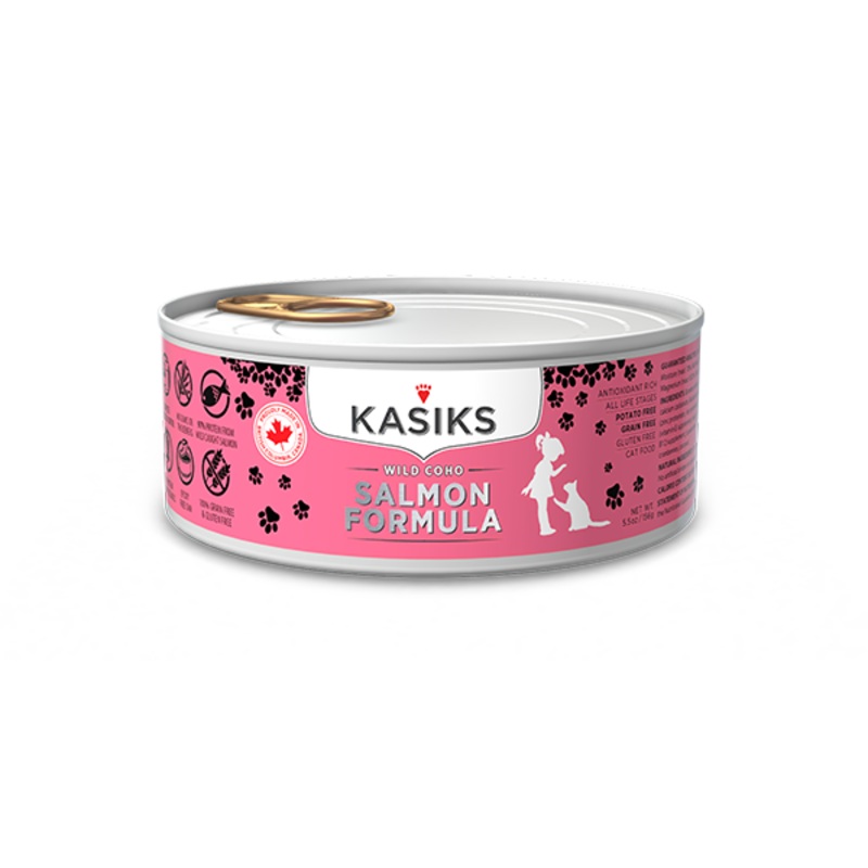 KASIKS Wild Caught Coho Salmon Formula for Cats 345g Case of 12