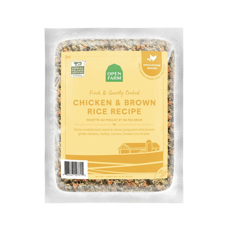 Open Farm Harvest Chicken and Brown Rice with Wholesome Grains Gently Cooked Recipe 16 oz