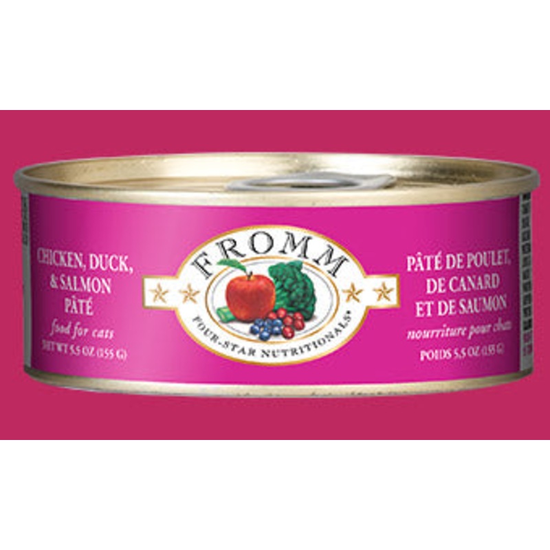 Fromm Cat Chicken, Duck, & Salmon Pt 5oz Single 5oz