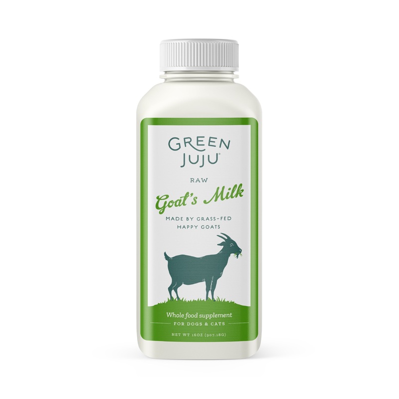 Green JuJu Goat Milk Frozen Supplement for Pets 64 oz