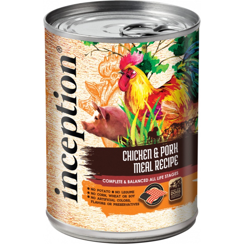 Inception Chicken & Pork Meal Recipe Canned Dog Food