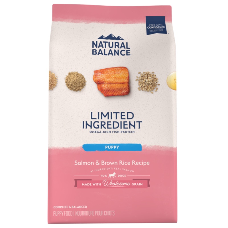 Natural Balance Limited Ingredient Diet Salmon & Brown Rice Puppy Recipe Dry Dog Food