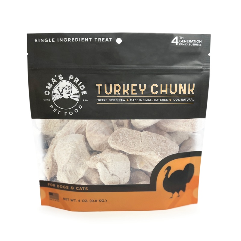 Oma’s Pride Turkey Breast Chunks Treats